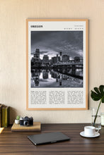 Oregon Wall Art  Poster Oregon Black White Poster  Poster Art Gift 1695382135