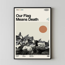 Our Flag Means Death Poster, Vintage Retro Art Print, Custom Poster, Wall Art Print, Home Decor, Abstract Poster, Retro Poster