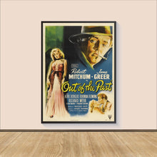 Out of the Past Movie Poster Print, Canvas Wall Art, Room Decor, Movie Art, Gifts for HimHer, Wall Art Print, Art Poster For Gift 24x36” 1588362795