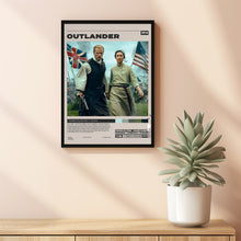 Outlander Poster, Ronald D. Moore, Minimalist Tv Series, Vintage Retro Art