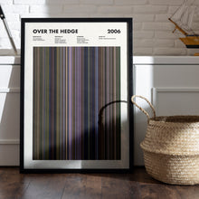 Over The Hedge Movie Barcode Print, Over The Hedge Print, Over The Hedge Poster, Over The Hedge Wall Art, Over The Hedge Art Print 1627681952