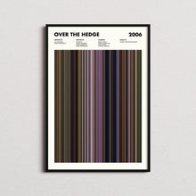 Over The Hedge Movie Barcode Print, Over The Hedge Print, Over The Hedge Poster, Over The Hedge Wall Art, Over The Hedge Art Print 1627681952