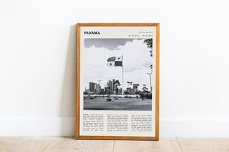 Panama Wall Art Poster Black White Panama Central America Poster  Poster Art Gift 1628655326 9936