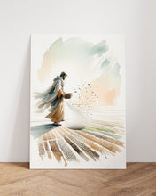 Parable of the Sower Canvas Wall Art Poster Holy Modern Bible Verse Scripture Art Gift Watercolor Boho Christian Print Room Home Decor Frame 1657149427