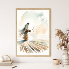Parable of the Sower Canvas Wall Art Poster Holy Modern Bible Verse Scripture Art Gift Watercolor Boho Christian Print Room Home Decor Frame 1657149427