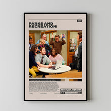 Parks and Recreation, Greg Daniels, Retro Tv Series Print, Modern Vintage, Minimalist Tv Series Poster