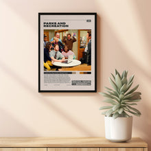 Parks and Recreation, Greg Daniels, Retro Tv Series Print, Modern Vintage, Minimalist Tv Series Poster