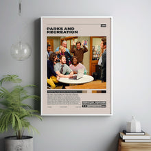 Parks and Recreation, Greg Daniels, Retro Tv Series Print, Modern Vintage, Minimalist Tv Series Poster