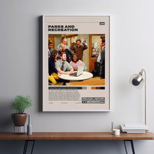 Parks and Recreation, Greg Daniels, Retro Tv Series Print, Modern Vintage, Minimalist Tv Series Poster