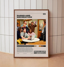 Parks and Recreation, Greg Daniels, Retro Tv Series Print, Modern Vintage, Minimalist Tv Series Poster