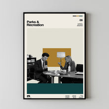 Parks & Rec Poster, Parks and Recreation Print, Minimalist Poster, Minimalist Art, Art Print, Wall Decor, High Quality, Modern Art