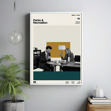 Parks & Rec Poster, Parks and Recreation Print, Minimalist Poster, Minimalist Art, Art Print, Wall Decor, High Quality, Modern Art
