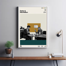 Parks & Rec Poster, Parks and Recreation Print, Minimalist Poster, Minimalist Art, Art Print, Wall Decor, High Quality, Modern Art