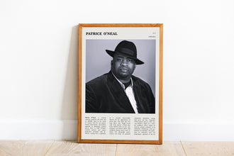 Patrice O'Neal Wall Art Poster Black White Patrice O'Neal Actor Poster  Poster Art Gift 1649880603