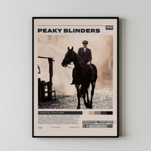 Peaky Blinders Poster,  Cillian Murphy, Minimalist Tv Series, Vintage Retro Art Print 1