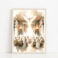 Pentecost Canvas Wall Art Poster Holy Spirit Modern Bible Art Baptism Gift Watercolor Boho Christian Print Living Room Home Easter Print 1642898008