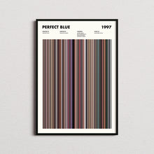 Perfect Blue Movie Barcode Print, Perfect Blue Print, Perfect Blue Poster, Perfect Blue Wall Art, Perfect Blue Art Print 1627683622