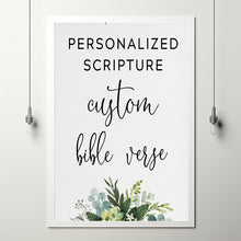Personalized Bible Verse Poster | Custom Scripture Art | Create Your O ...