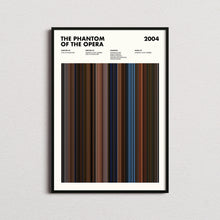 Phantom Of The Opera Movie Barcode Print, Phantom Of The Opera Print, Phantom Of The Opera Poster, Phantom Of The Opera Wall Art 1653424280