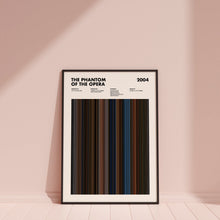 Phantom Of The Opera Movie Barcode Print, Phantom Of The Opera Print, Phantom Of The Opera Poster, Phantom Of The Opera Wall Art 1653424280