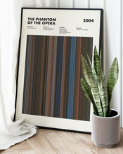 Phantom Of The Opera Movie Barcode Print, Phantom Of The Opera Print, Phantom Of The Opera Poster, Phantom Of The Opera Wall Art 1653424280
