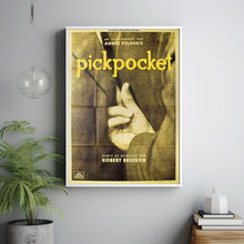 Pickpocket Movie Poster Print, Canvas Wall Art, Room Decor, Movie Art