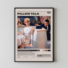 Pillow Talk Poster, Michael Gordon, Minimalist Movie Poster, Room Decor