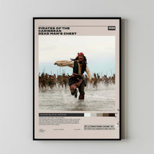Pirates of the Caribbean Dead Mans Chest, Minimalist Movie Poster