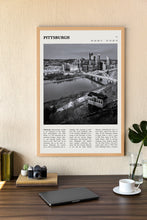 Pittsburgh Pennsylvania Wall Art  Poster Pittsburgh Pennsylvania Black White Poster  Poster Art Gift 1699670641