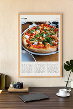 Pizza Wall Art Food Italian  Poster Neapolitan pizza Black White Poster  Poster Art Gift 1702118915