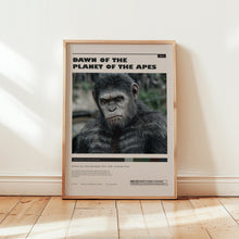 Planet of The Apes Poster, Andy Serkis Wall Art, Minimalist Wall Decor, Intense Sci-Fi Film Print, Gift for Movie Lovers 1747846195