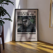 Planet of The Apes Poster, Andy Serkis Wall Art, Minimalist Wall Decor, Intense Sci-Fi Film Print, Gift for Movie Lovers 1747846195