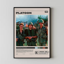 Platoon Poster, Oliver Stone, Minimalist Movie Poster,Home Decor