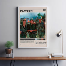Platoon Poster, Oliver Stone, Minimalist Movie Poster,Home Decor
