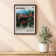 Platoon Poster, Oliver Stone, Minimalist Movie Poster, Room Decor
