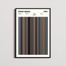 Point Break Movie Barcode Print, Point Break Print, Point Break Poster, Point Break Wall Art, Point Break Art Print 1671700676
