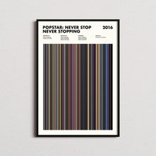 Popstar Never Stop Never Stopping Movie Barcode Print, Popstar Never Stop Never Stopping Print, Popstar Never Stop Never Stopping Poster 1631655613