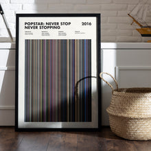 Popstar Never Stop Never Stopping Movie Barcode Print, Popstar Never Stop Never Stopping Print, Popstar Never Stop Never Stopping Poster 1631655613