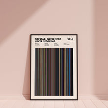 Popstar Never Stop Never Stopping Movie Barcode Print, Popstar Never Stop Never Stopping Print, Popstar Never Stop Never Stopping Poster 1631655613