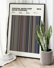 Popstar Never Stop Never Stopping Movie Barcode Print, Popstar Never Stop Never Stopping Print, Popstar Never Stop Never Stopping Poster 1631655613