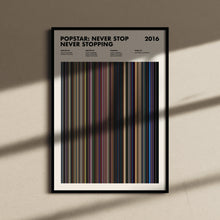 Popstar Never Stop Never Stopping Movie Barcode Print, Popstar Never Stop Never Stopping Print, Popstar Never Stop Never Stopping Poster 1631655613