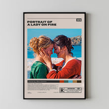 Portrait of a Lady on Fire, Céline Sciamma, Minimalist Movie Poster