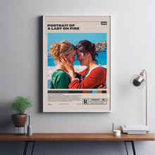 Portrait of a Lady on Fire, Céline Sciamma, Minimalist Movie Poster