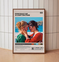Portrait of a Lady on Fire, Céline Sciamma, Minimalist Movie Poster