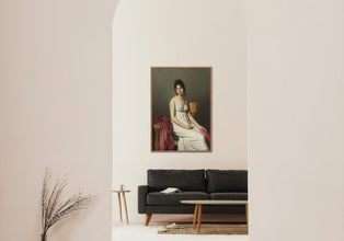Portrait of a Young Lady in White from My Year of Rest and Relaxation Print Wall art Poster 1576666327