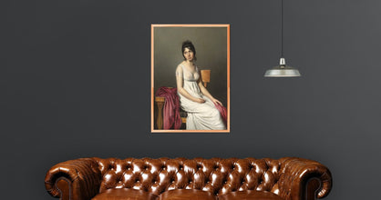 Portrait of a Young Lady in White from My Year of Rest and Relaxation Print Wall art Poster 1576666327
