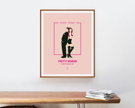 Pretty Woman - Minimalist Poster, Pretty Woman Poster, Minimalist Print, Pretty Woman Print, Richard Gere, Julia Roberts, Jason Alexander 651739226