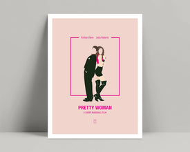 Pretty Woman - Minimalist Poster, Pretty Woman Poster, Minimalist Print, Pretty Woman Print, Richard Gere, Julia Roberts, Jason Alexander 651739226