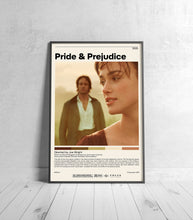 Pride & Prejudice Poster  Joe Wright Minimalist Movie Poster, Vintage Retro Art Print, Custom Poster, Wall Art Print, Home Decor 1006042441