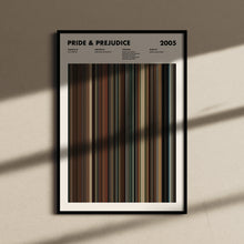 Pride and Prejudice 2005 Movie Barcode Print, Pride and Prejudice Print, Pride and Prejudice Poster, Pride and Prejudice Wall Art 1688388538